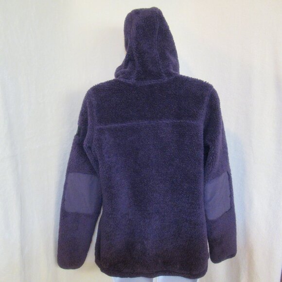 The North Face Purple Sherpa Half-Zip Hoodie Pullover | Size Small - Picture 3 of 15